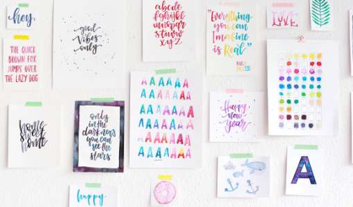 Handlettering – Die Kunst schöne Buchstaben zu zeichnen