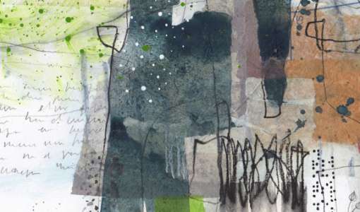 Poetische Mixed Media Collage