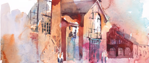 Reiseskizzen in Aquarell