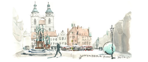 Urban sketching – von der Fläche zur Linie