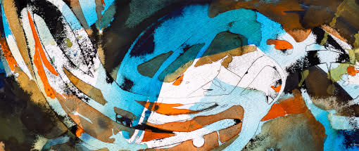 Spurensuche im Aquarell – Bildräume und Schichtungen