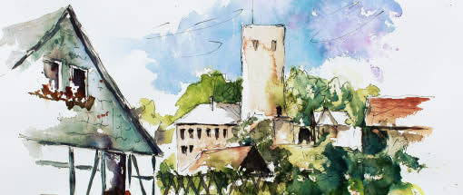 Das lockere Aquarell