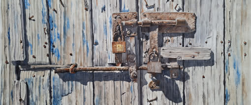 Strukturen im Aquarell - Wo Holz atmet und Farben altern