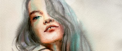 Portraitmalerei in Aquarell