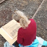 Objekte zeichnen lernen draußen in Hattingen